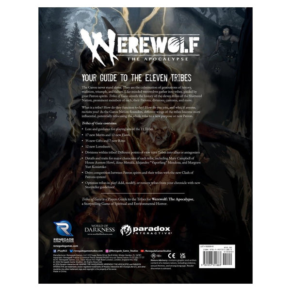 Werewolf: The Apocalypse 5th Edition RPG - Tribes of Gaia - 2