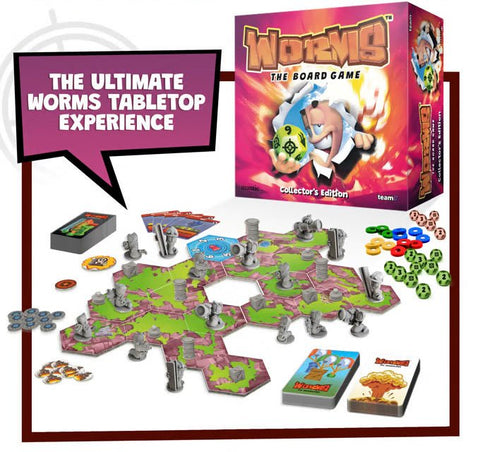 Worms: The Board Game - The Armageddon Kickstarter Box - Gathering Games