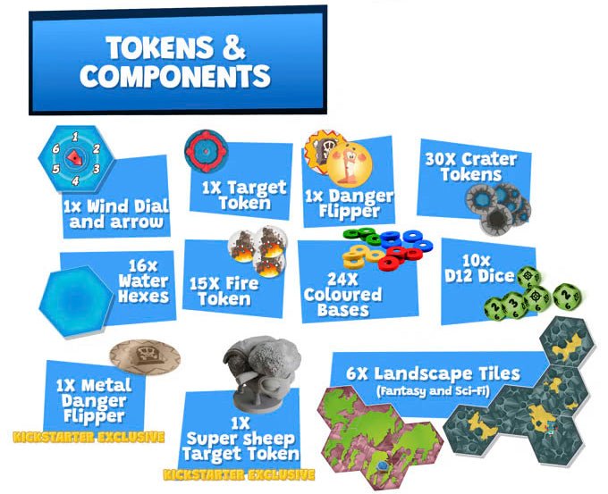 Worms: The Board Game - The Mayhem Kickstarter Box - Gathering Games