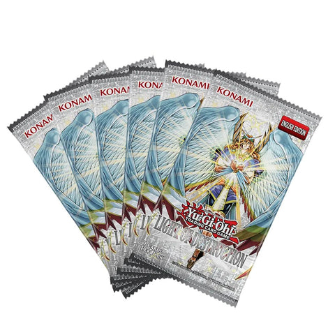 Yu - Gi - Oh! TCG: Light Of Destruction 6 x Booster Packs (Reprint Unlimited Edition) - Gathering Games