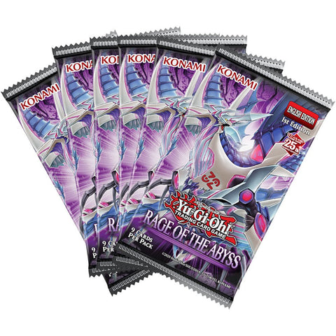 Yu - Gi - Oh! TCG: Rage Of The Abyss 6 x Booster Packs - Gathering Games