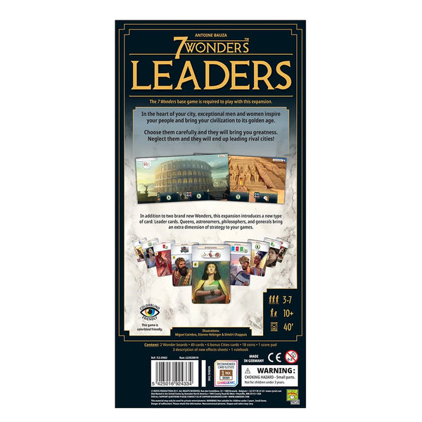 7 Wonders (2nd Edition): Leaders Expansion - 3