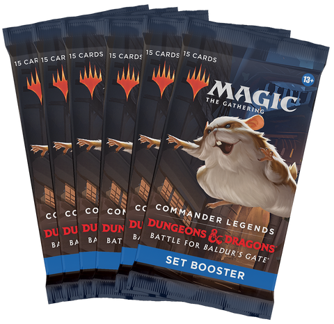 Magic The Gathering - Commander Legends Battle For Baldur's Gate - 6 x Set Boosters