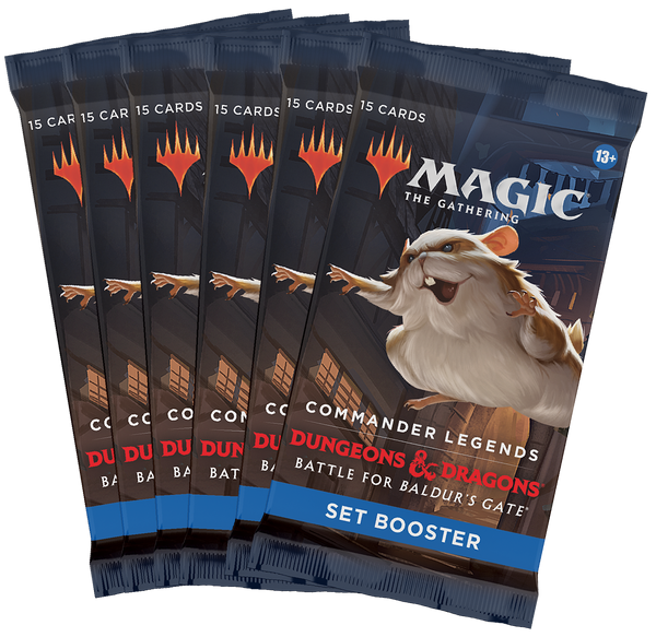 Magic The Gathering - Commander Legends Battle For Baldur's Gate - 6 x Set Boosters - 1