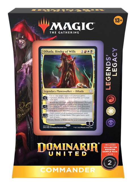 Magic the gathering dominaria united legends legacy commander precon deck