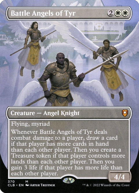 Battle Angels of Tyr (Borderless Art) - Gathering Games