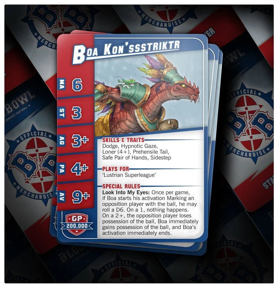Blood Bowl - Amazon Team Card Pack - Gathering Games