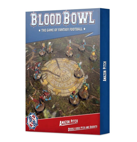 Blood Bowl - Amazons Team Pitch & Dugouts - Gathering Games