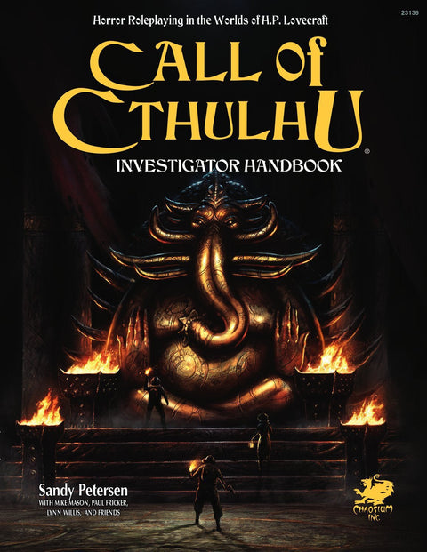 Call of Cthulhu RPG: 7th Edition Investigators Handbook - Gathering Games