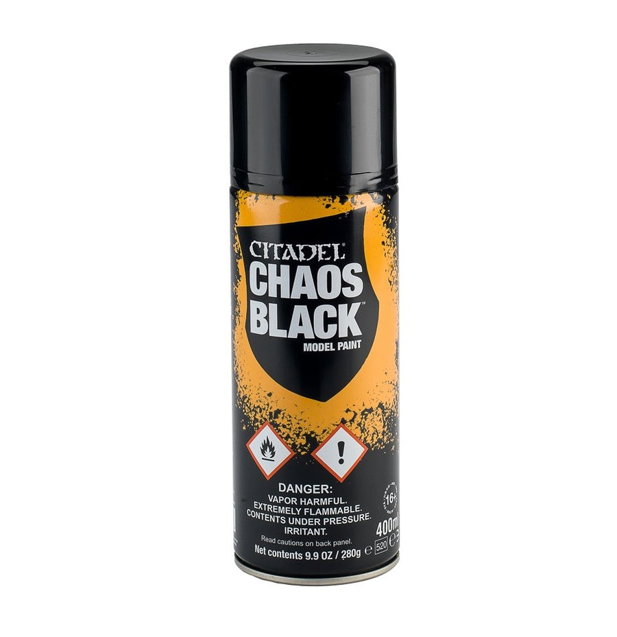 Citadel Color - Chaos Black Spray 400ml - Gathering Games