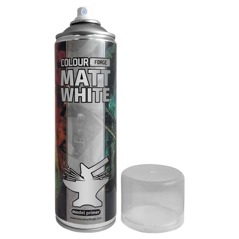 Colour Forge: Matt White Spray (500ml) - Gathering Games