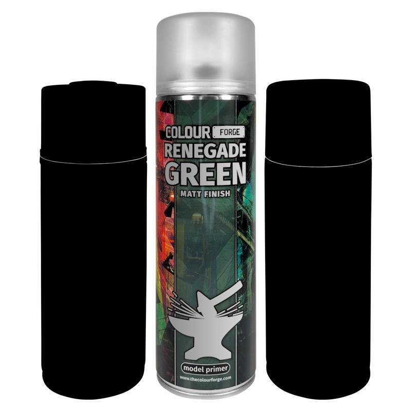 Colour Forge: Renegade Green Spray (500ml) - Gathering Games