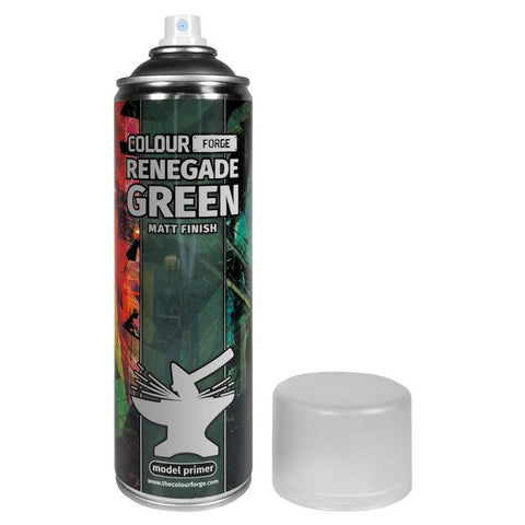 Colour Forge: Renegade Green Spray (500ml) - Gathering Games