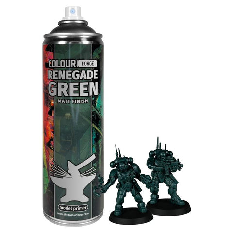 Colour Forge: Renegade Green Spray (500ml) - Gathering Games