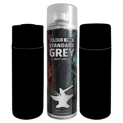 Colour Forge: Standard Grey Spray (500ml) - Gathering Games