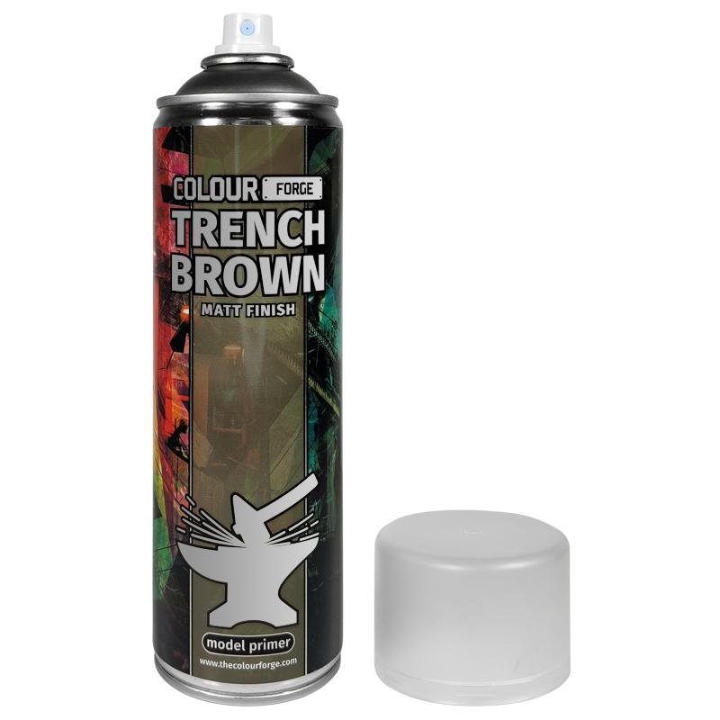 Colour Forge: Trench Brown Spray (500ml) - Gathering Games