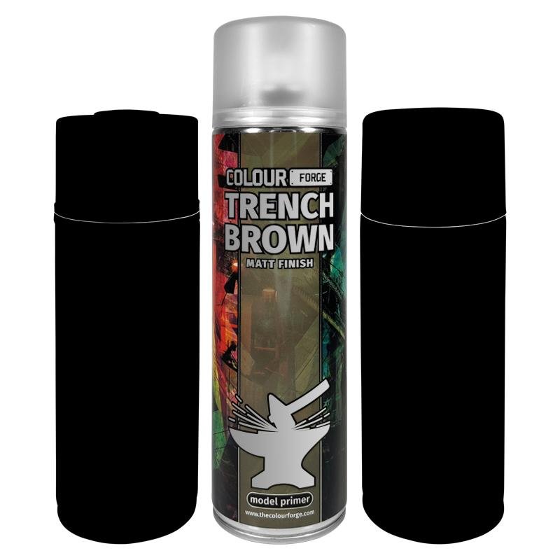 Colour Forge: Trench Brown Spray (500ml) - Gathering Games