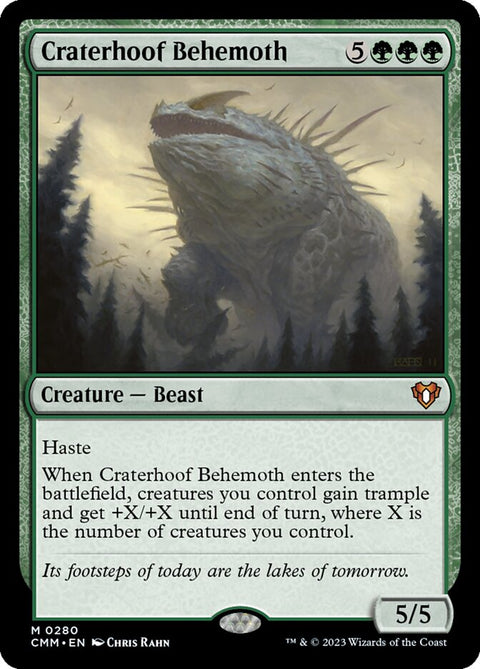 Craterhoof Behemoth - Gathering Games