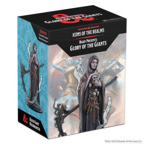 D&D Icons of the Realms - Bigby Presents Glory of the Giants: Death Giant Necromancer - Gathering Games