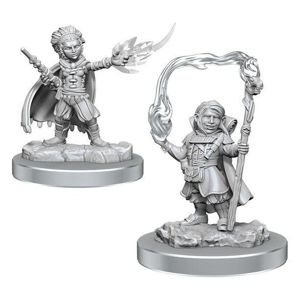 D&D Nolzur's Marvelous Miniatures: Halfling Wizards (W20) - Gathering Games