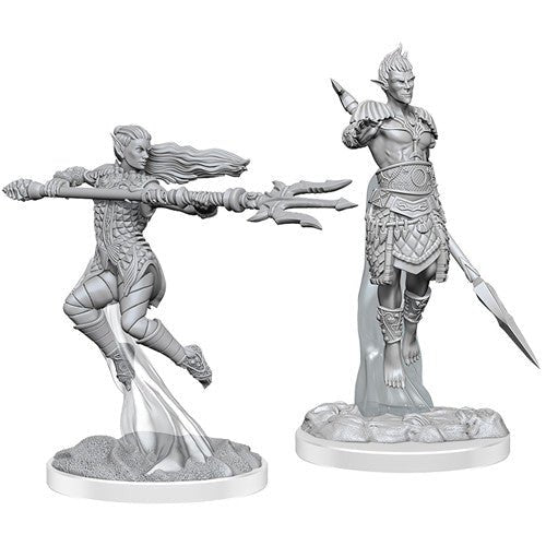 D&D Nolzur's Marvelous Miniatures: Sea Elf Fighters (W20) - Gathering Games