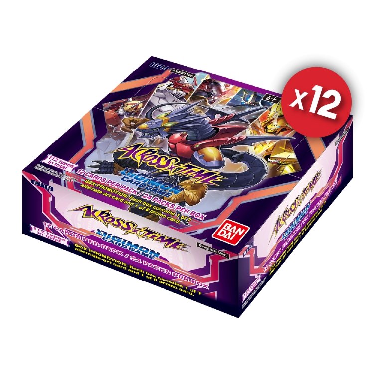 Digimon Card Game: Across Time (BT12) Case - Gathering Games