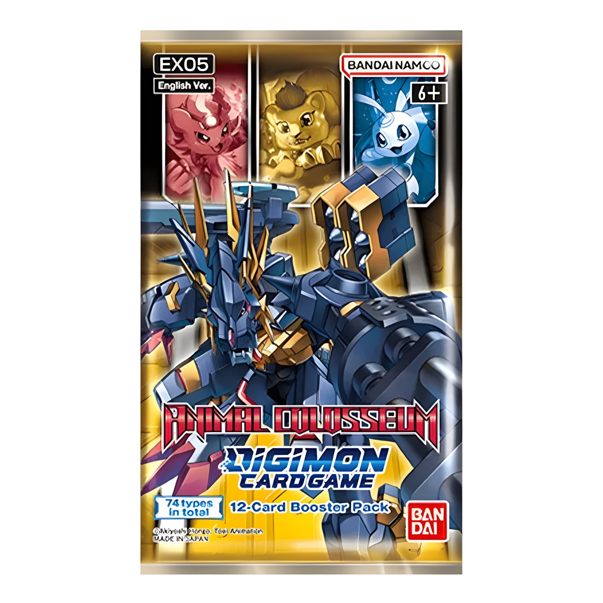 Digimon Card Game: Animal Colosseum (EX05) Case (12 Booster Boxes ...