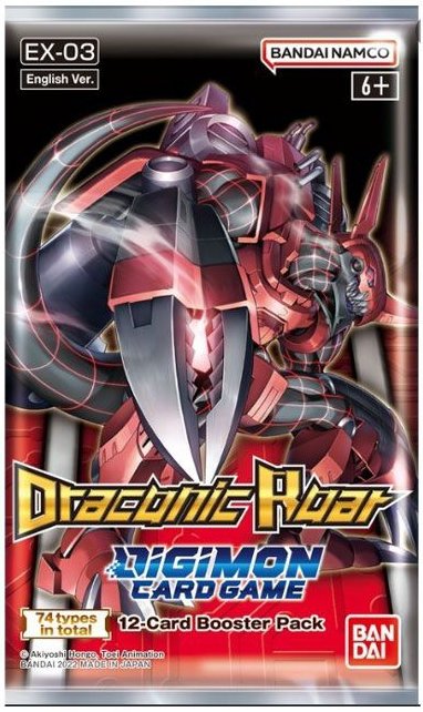 Digimon Card Game: Draconic Roar (EX-03) Booster Pack - 1