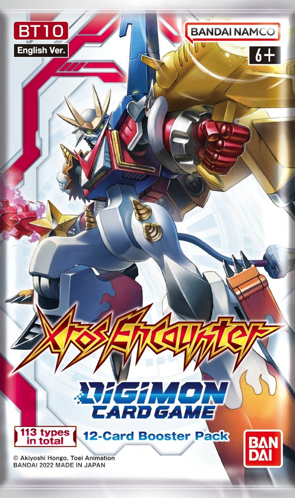Digimon Card Game: Xros Encounter (BT10) Booster Pack - 1