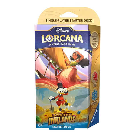Disney Lorcana: Into The Inklands Starter Deck - Moana and Scrooge McDuck - Gathering Games