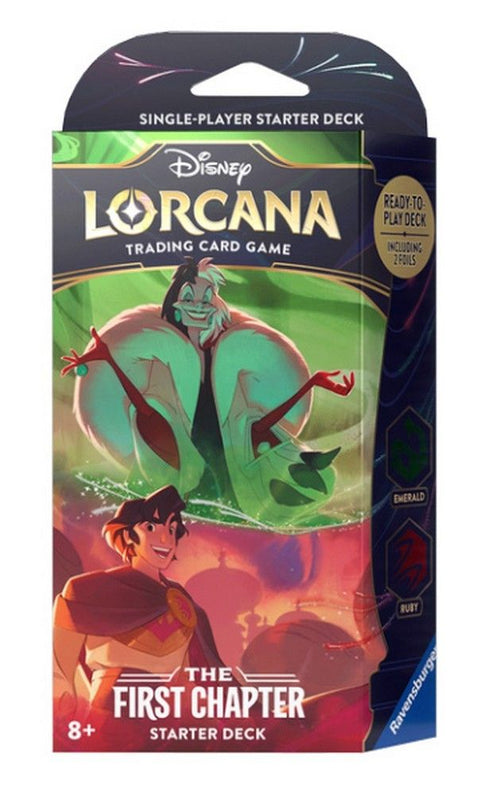Disney Lorcana: The First Chapter - Starter Deck - Cruella De Vil and Aladdin - Gathering Games