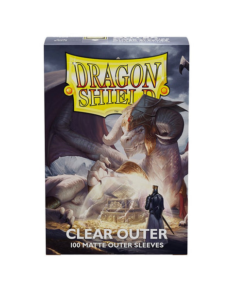 Dragon Shield: Outer Sleeves - Clear Matte (Standard Size) - Gathering Games