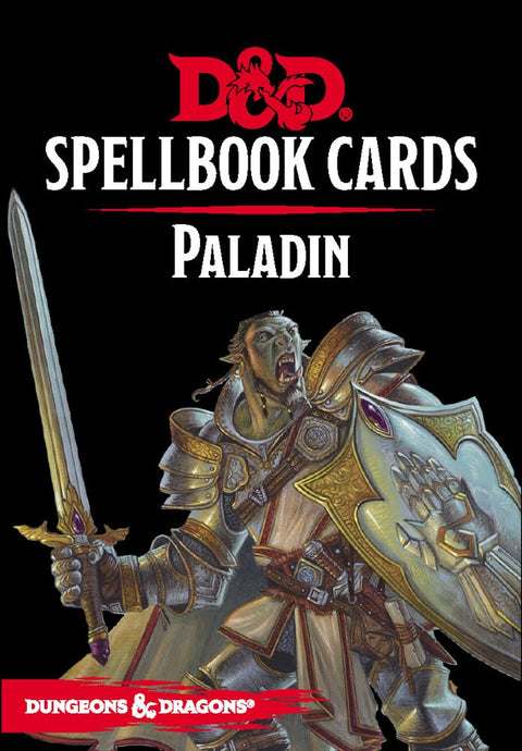 Dungeons & Dragons (D&D): Paladin Spellbook Cards (Revised) - Gathering Games