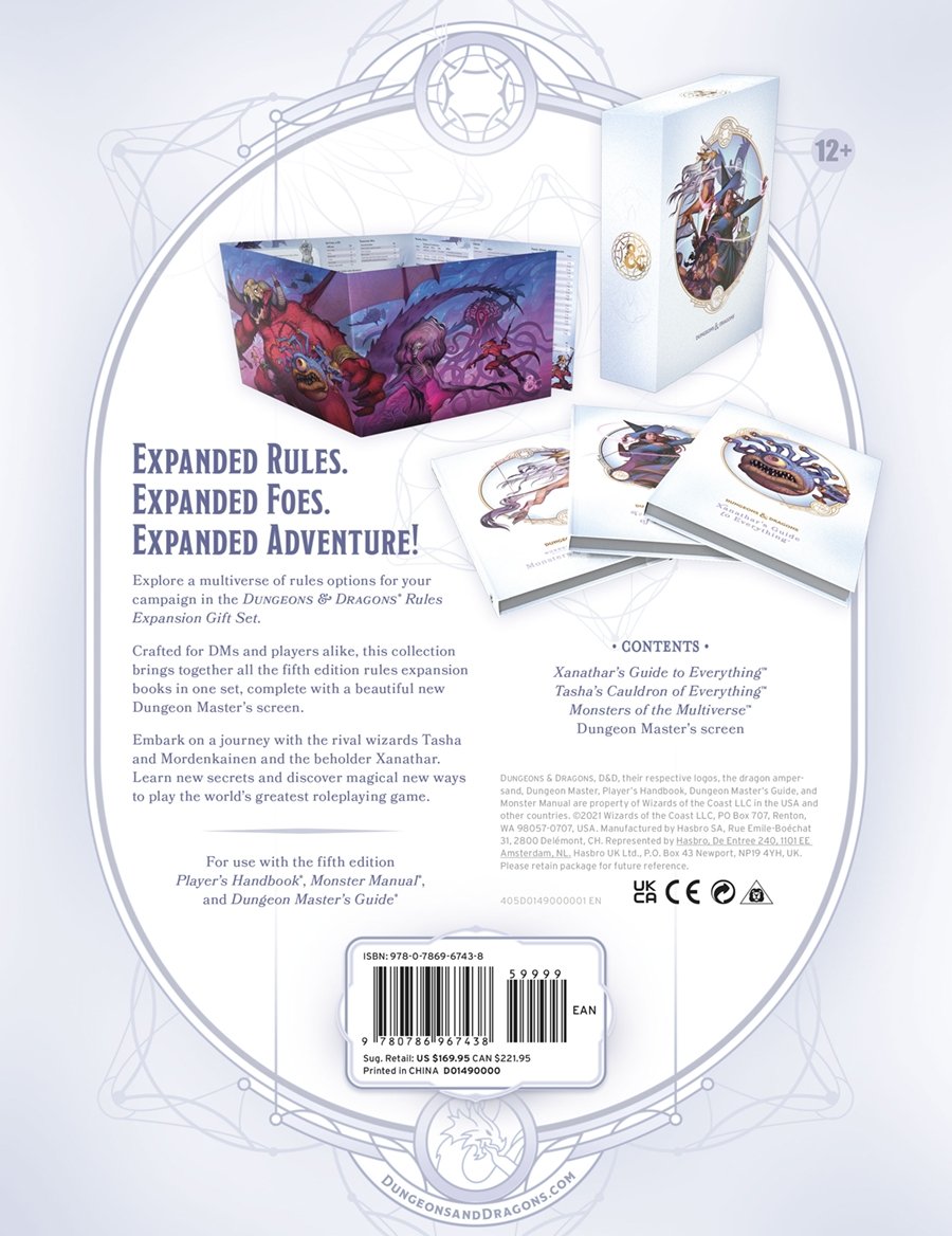 D&D Rules Expansion Gift Set (Alternate Cover) Gathering Games