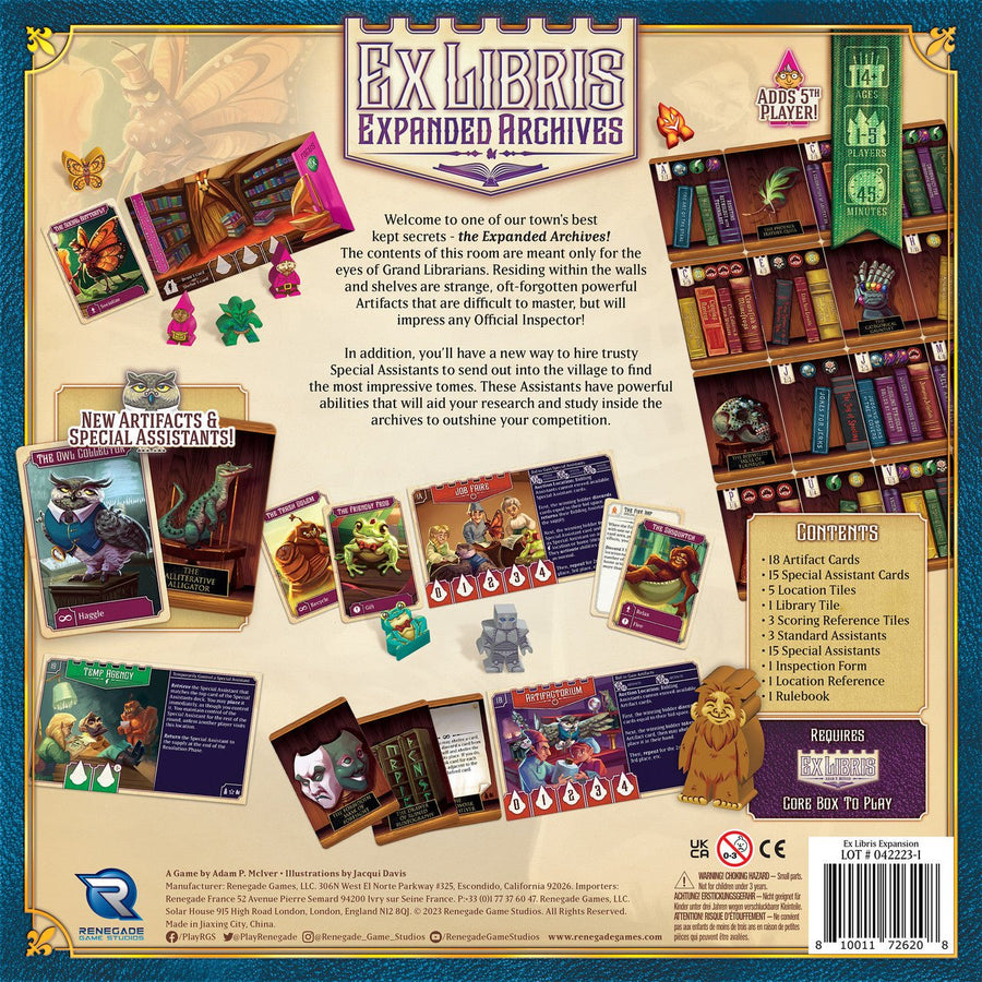 Ex Libris: Expanded Archives Expansion - Gathering Games