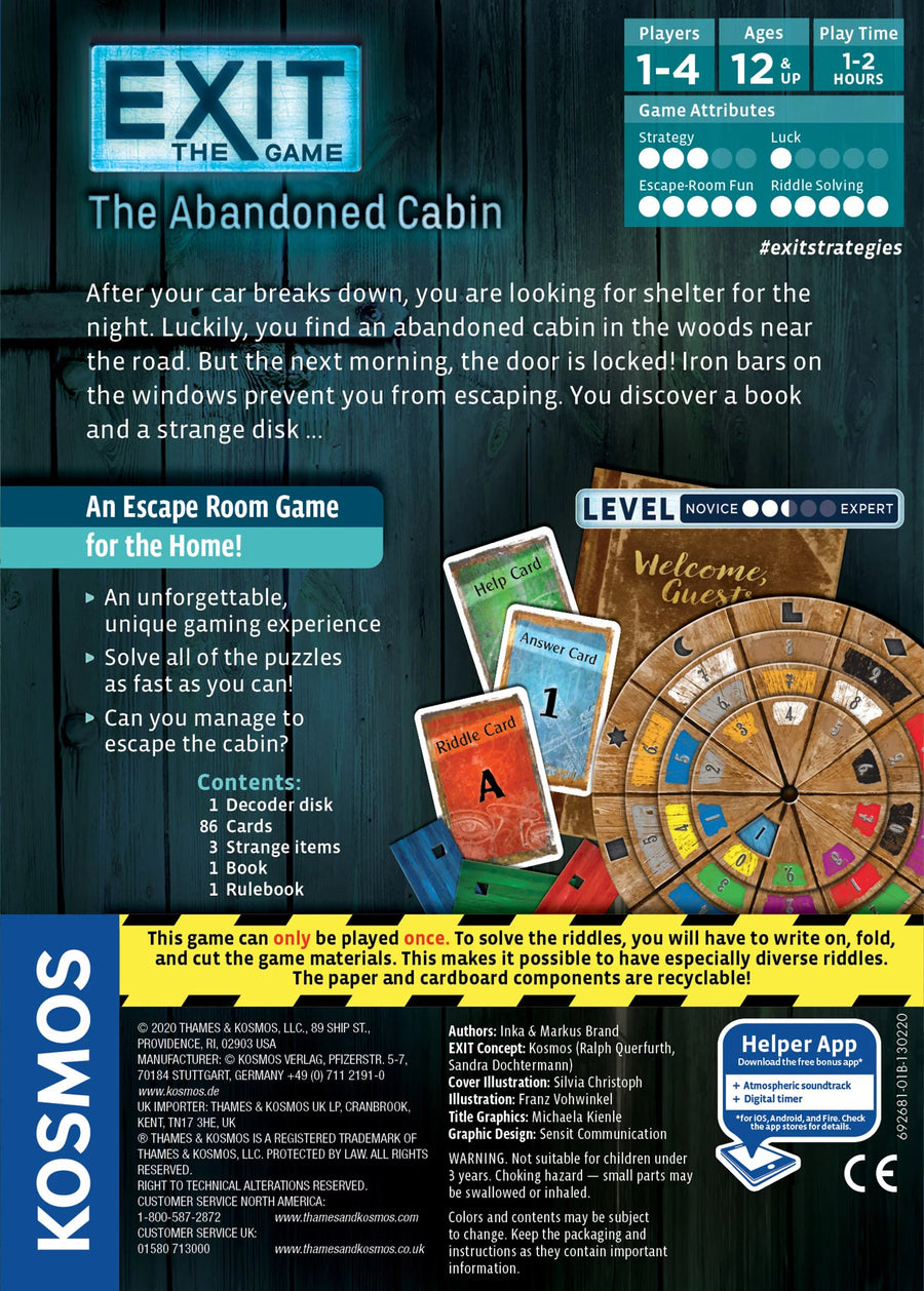 Exit: The Abandoned Cabin - Gathering Games