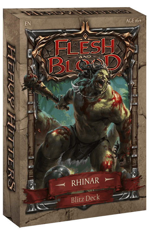 Flesh And Blood TCG: Heavy Hitters Blitz Deck - Rhinar - Gathering Games