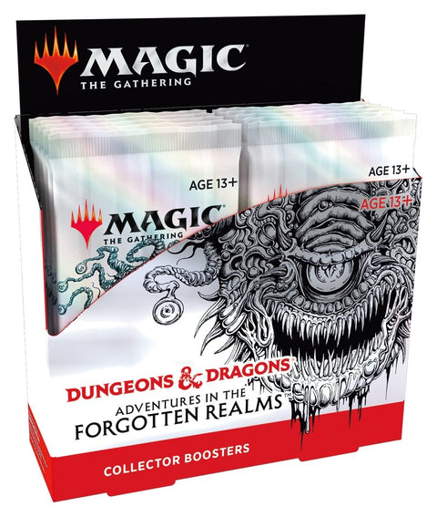 Magic The Gathering - Adventures In The Forgotten Realms - Collector Booster Box (12 Packs) - Gathering Games