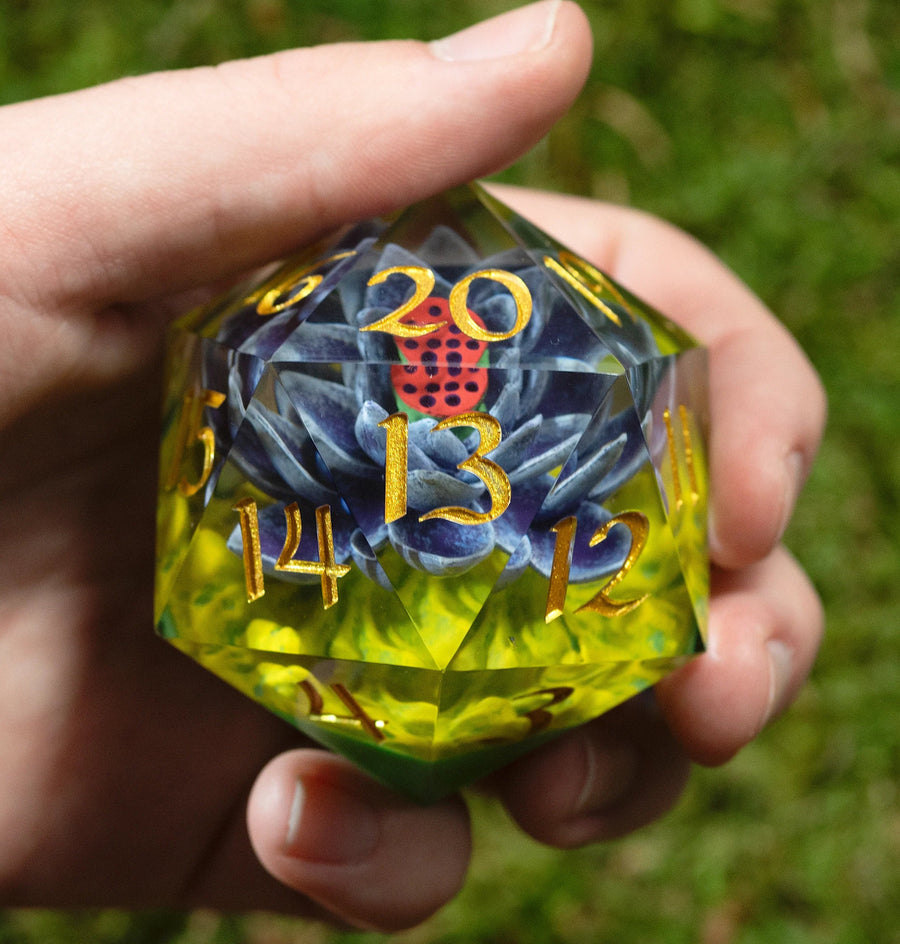 Magic The Gathering Black Lotus Spindown 54mm D20 - Sirius Dice - Gathering Games