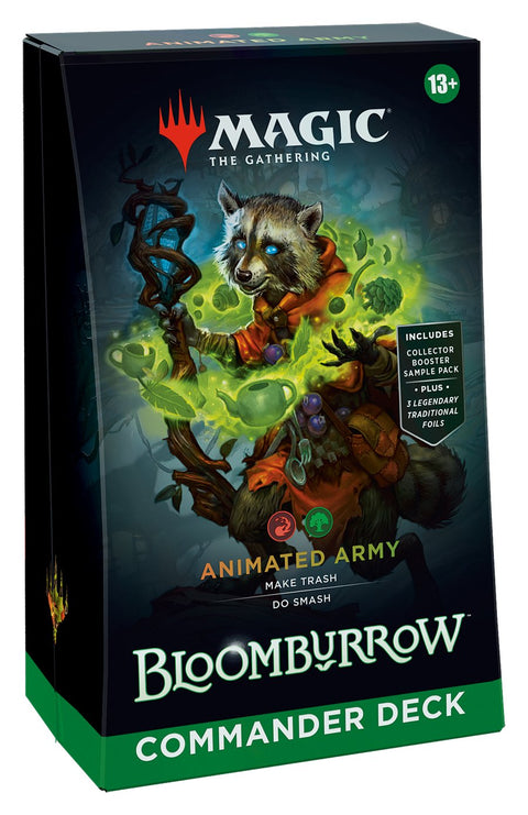 Magic The Gathering: Bloomburrow Animated Army Commander Deck - Gathering Games