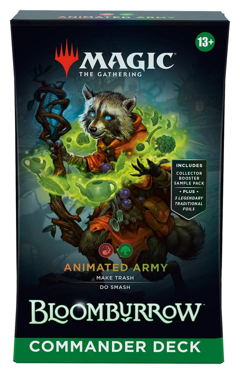 Magic The Gathering: Bloomburrow Animated Army Commander Deck - Gathering Games