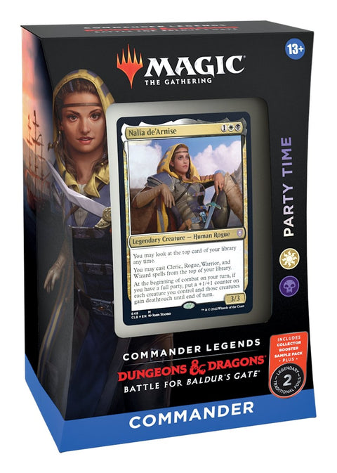 Magic The Gathering - Commander Legends Battle For Baldur's Gate Commander Deck - Party Time - Gathering Games