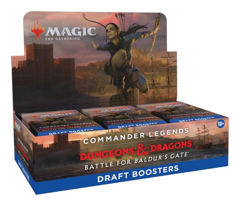Magic The Gathering - Commander Legends Battle For Baldur's Gate - Draft Booster Box - Gathering Games