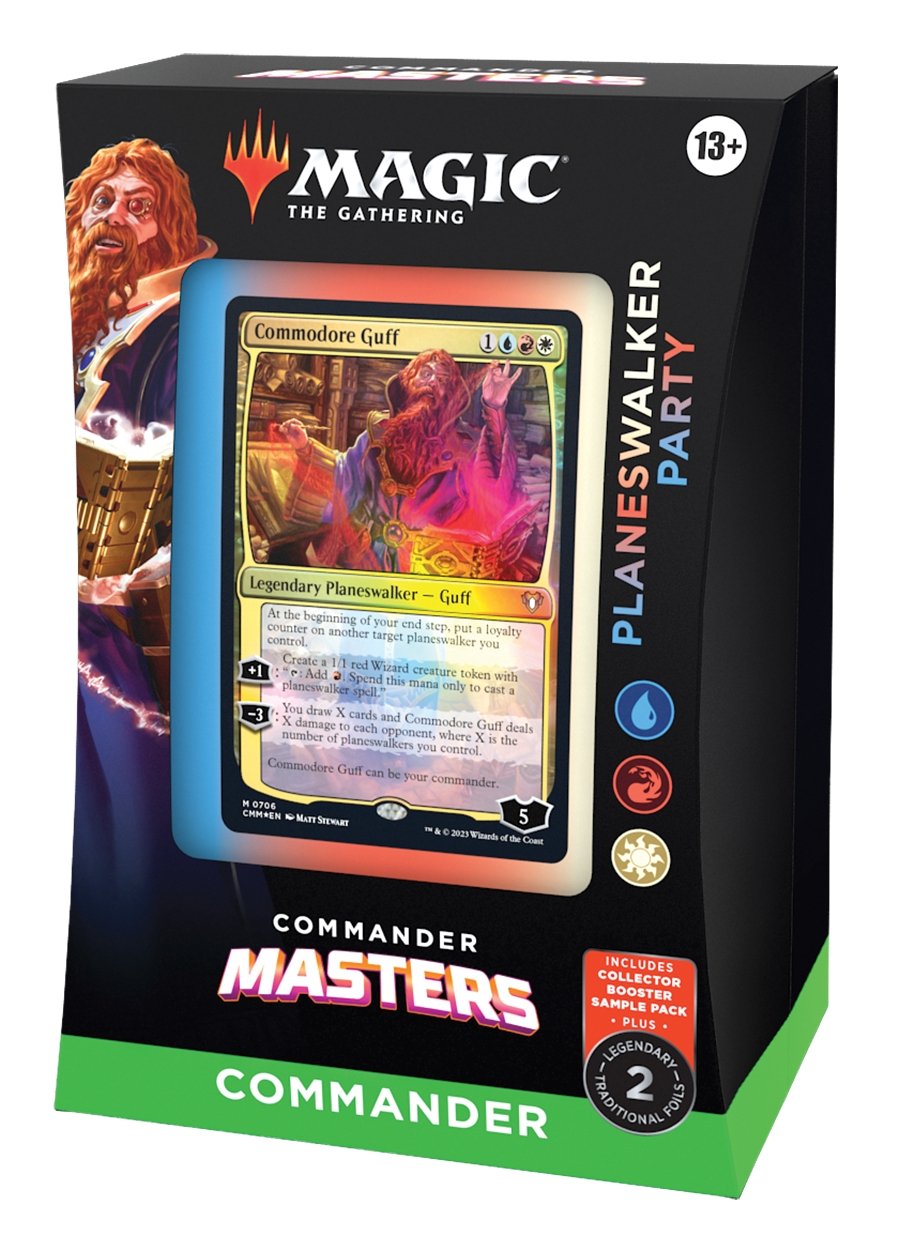 Magic The Gathering: Commander Masters Commander Deck - Planeswalker Party - Gathering Games