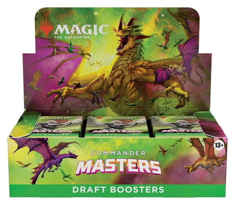 Magic: The Gathering - Commander Masters Draft Booster Box - Gathering Games