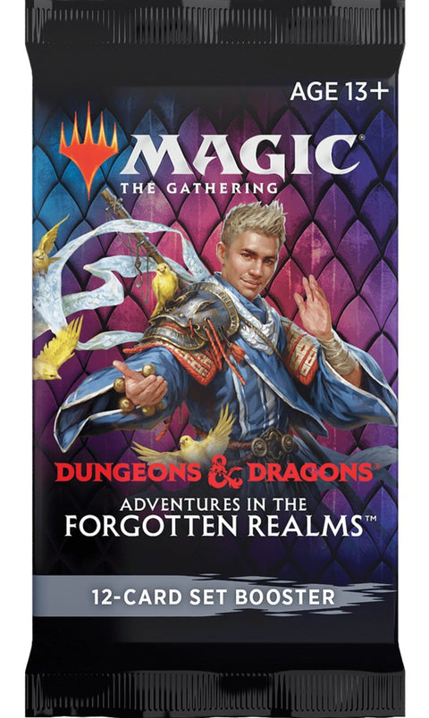 Magic The Gathering - D&D Adventures In The Forgotten Realms - Set Booster - Gathering Games