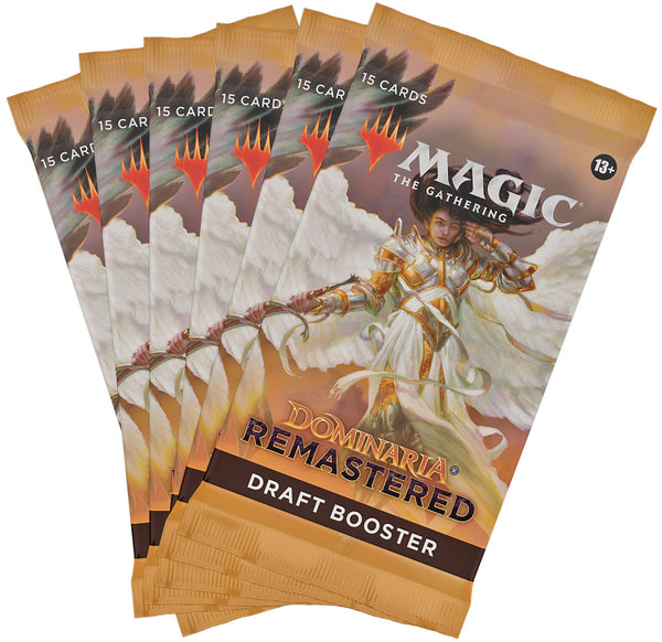 Magic The Gathering Dominaria Remastered 6 x Draft Boosters