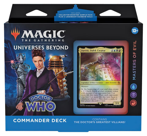 Magic The Gathering: Dr Who Commander Deck - Masters Of Evil - Gathering Games