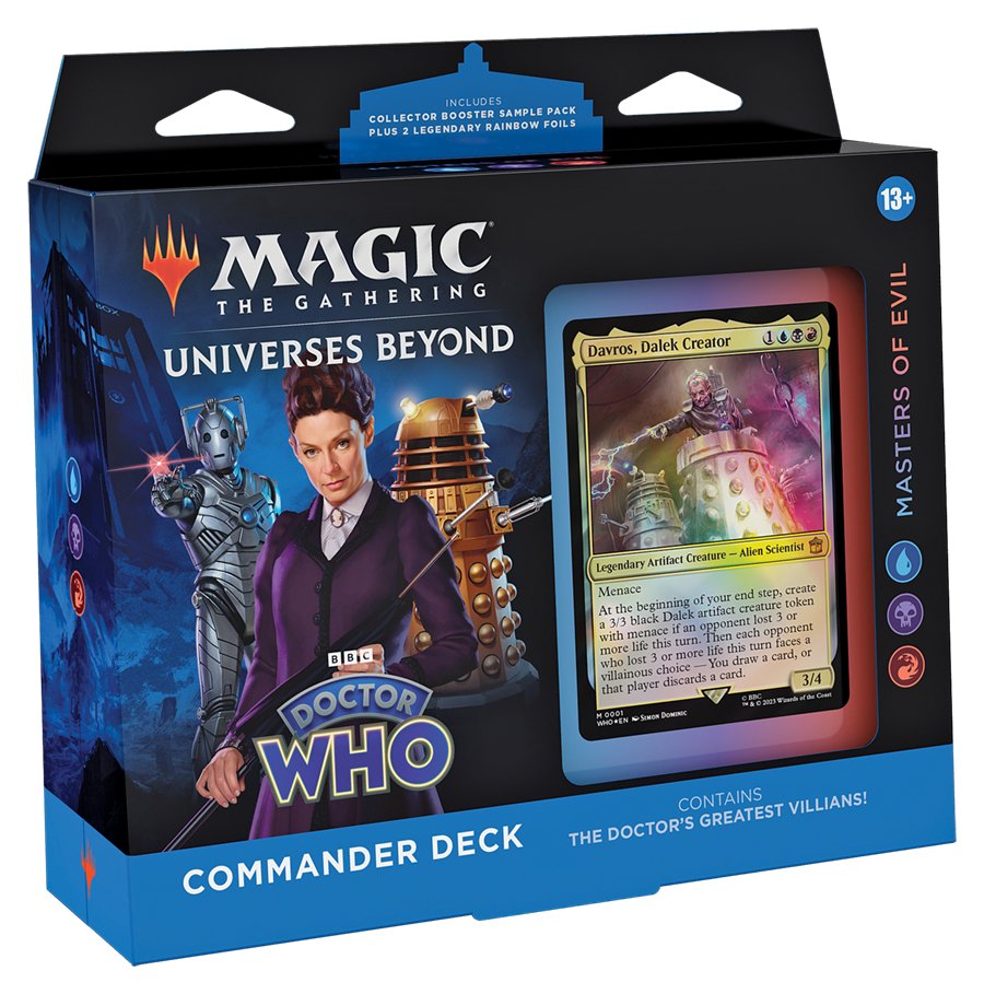 Magic The Gathering: Dr Who Commander Deck - Masters Of Evil - Gathering Games