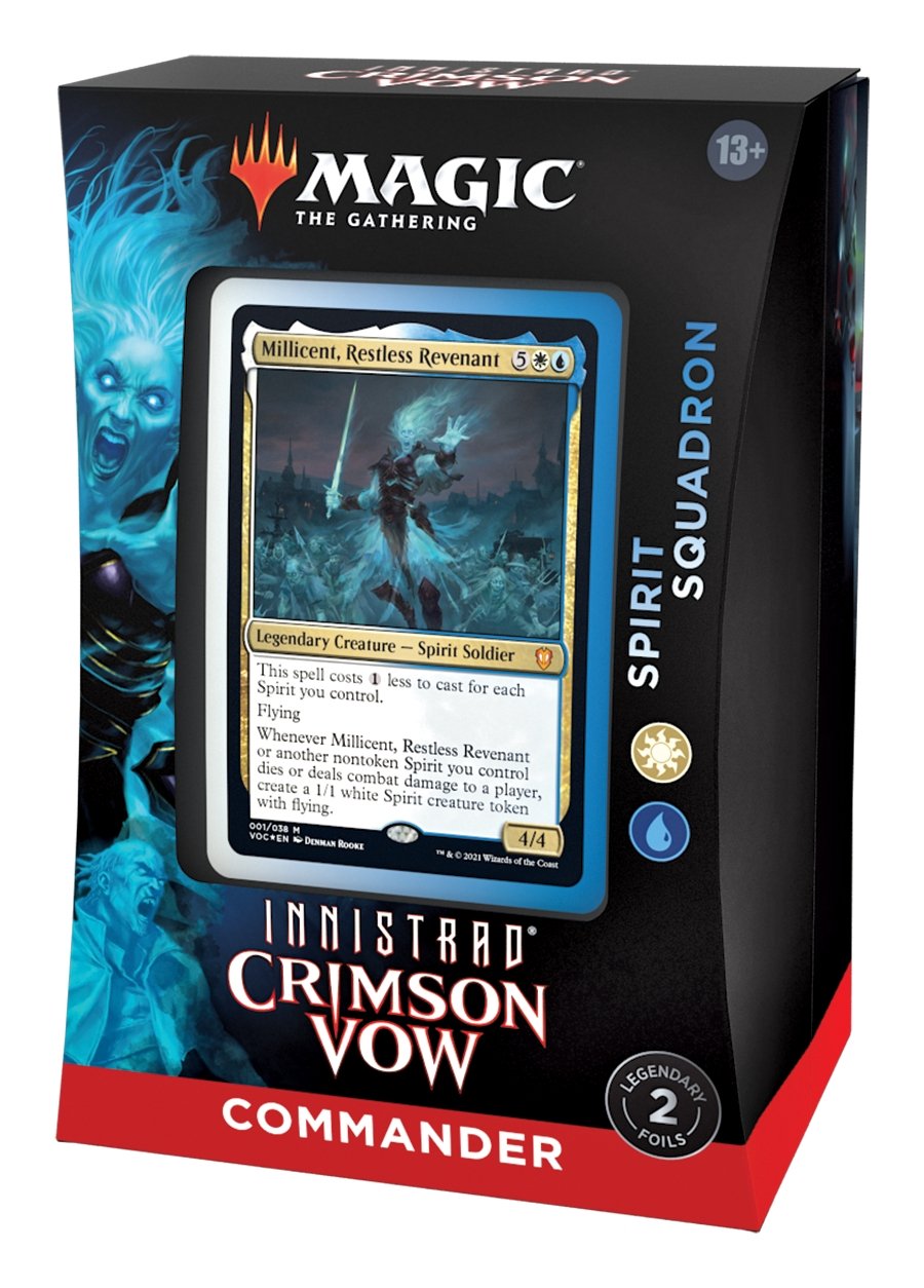 Magic The Gathering - Innistrad Crimson Vow Commander Deck - Spirit Squadron - Gathering Games